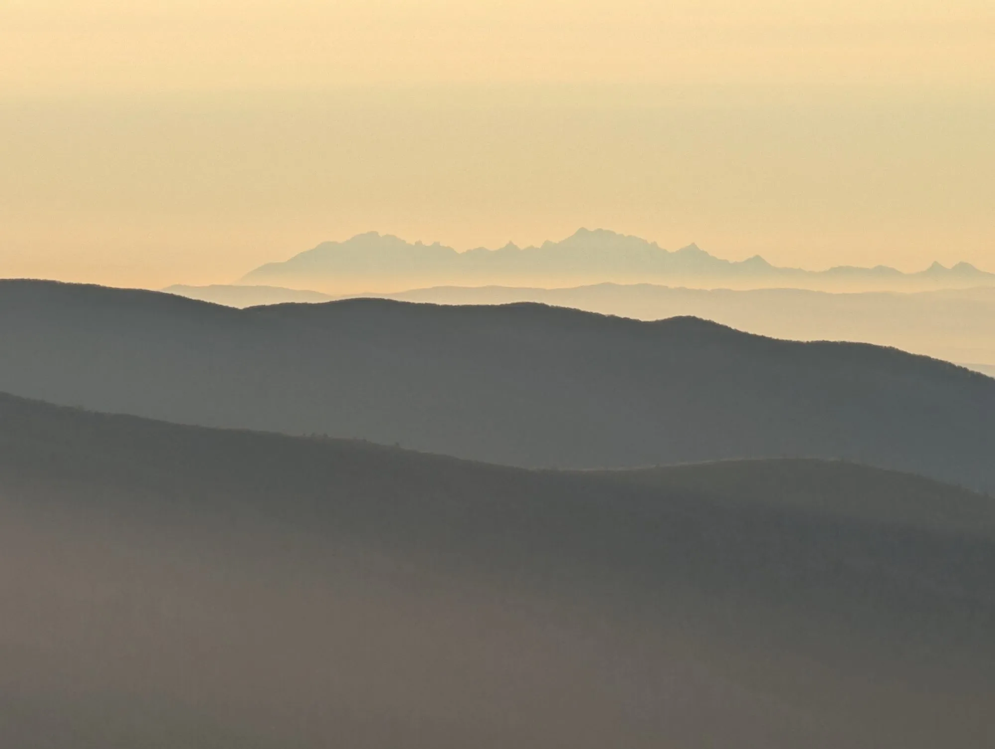 Tatry na horyzoncie, zbliżenie ze Smereka