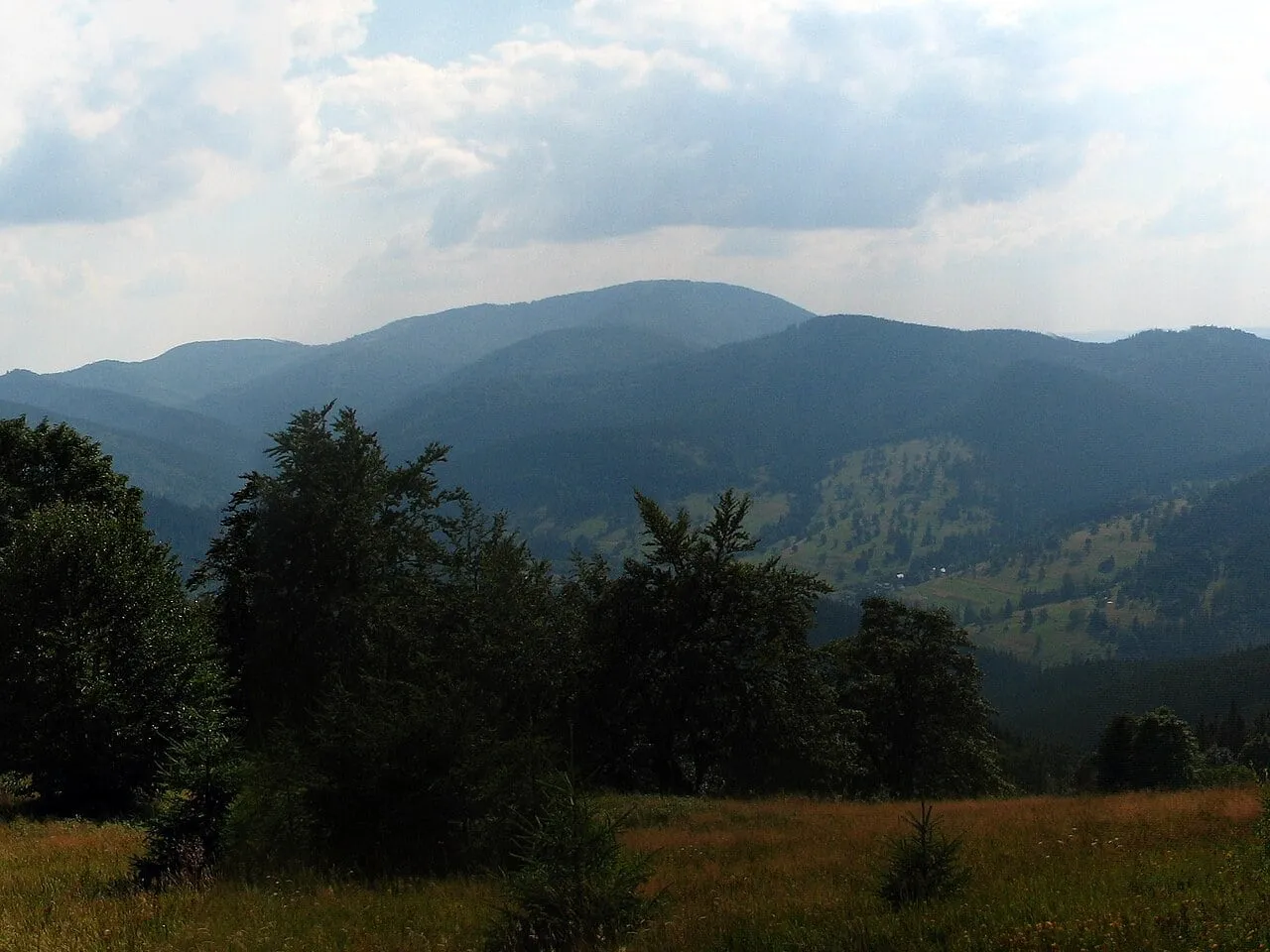 Wielka Racza widziana z Praszywki Wielkiej